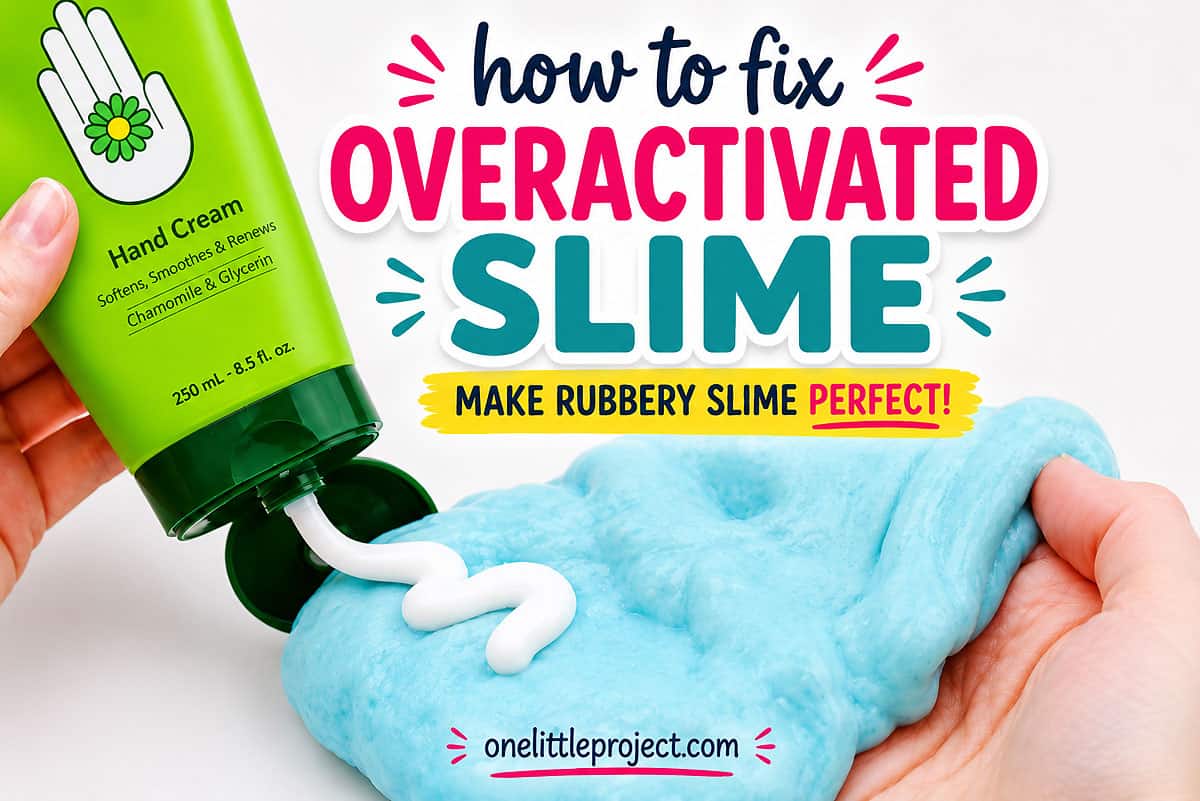 How to Fix Rubbery Slime