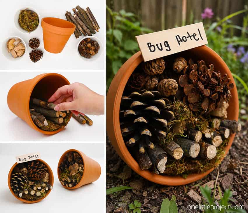 How to Make a Bug Hotel DIY insect hotel