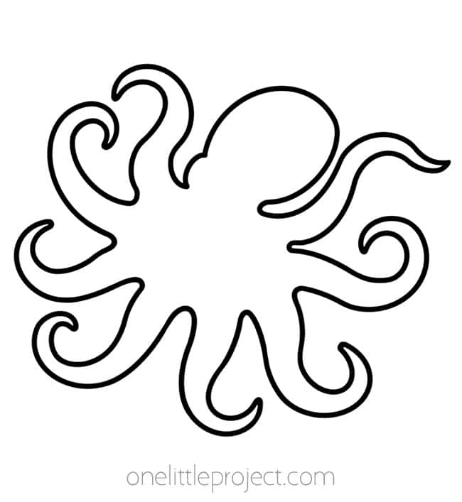 Animal Outline Animal outline - octopus