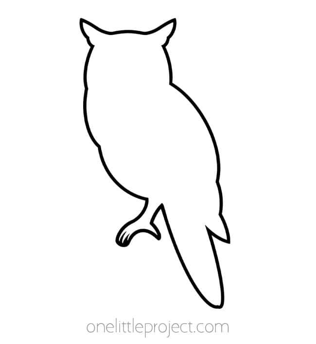 Animal Outline Animal outline - owl