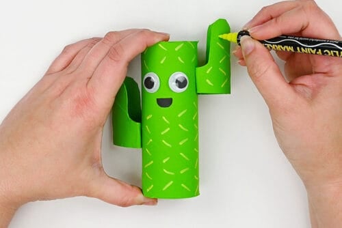 Toilet Paper Roll Cactus