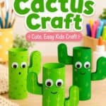 Fun cactus craft for kids