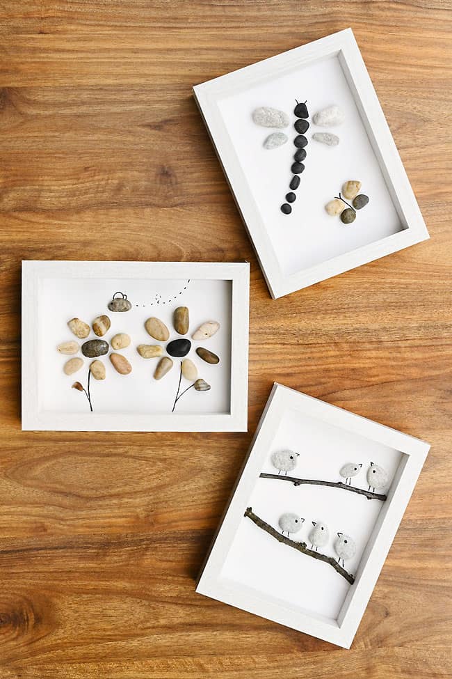 Pebble Art Pictures Cute ideas for making pebble art