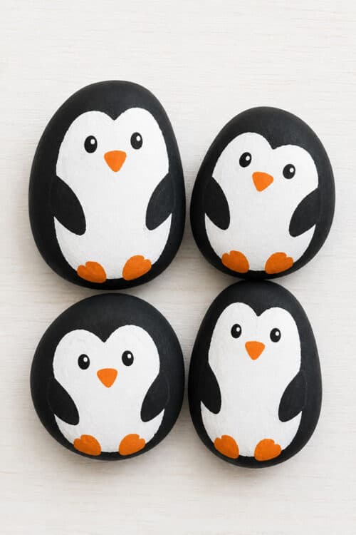 Painted Rock Ideas Penguin Painted Rocks