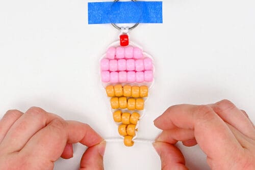 Pony Bead Ice Cream Cone