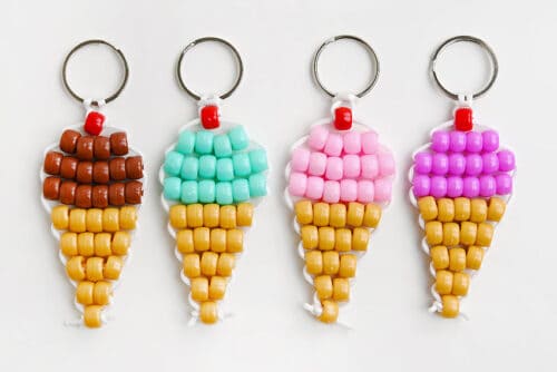 Pony Bead Ice Cream Cone