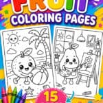 Printable Fruit Coloring Sheets