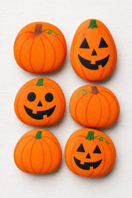 Rock Painting Designs Pumpkin Painted Rocks