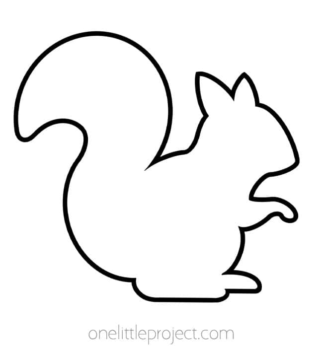 Animal Shapes Animal shapes - squirrel