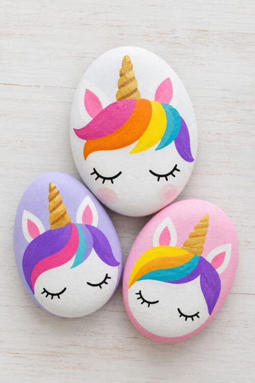 Painted Rocks Ideas Unicorn Painted Rocks