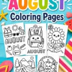 Coloring Pages for August