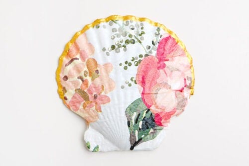 Decoupage Shells