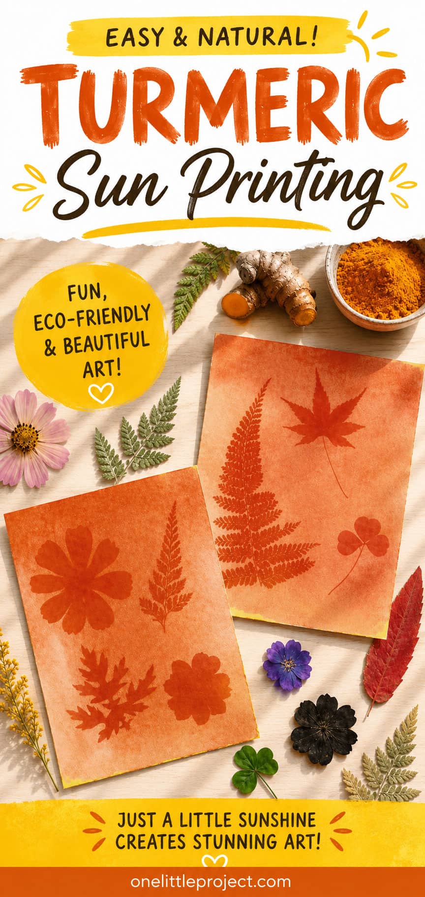 Tumeric Sun Turmeric Sun Printing – How to Make Turmeric Sun Prints