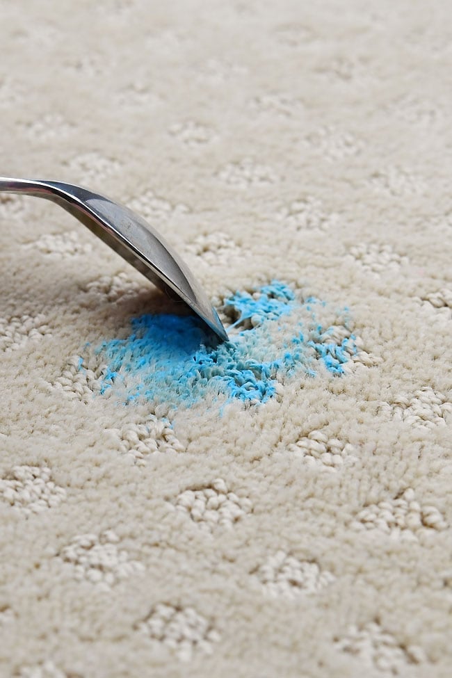 How to Get Slime Out of a Carpet Scraping more slime from the carpet