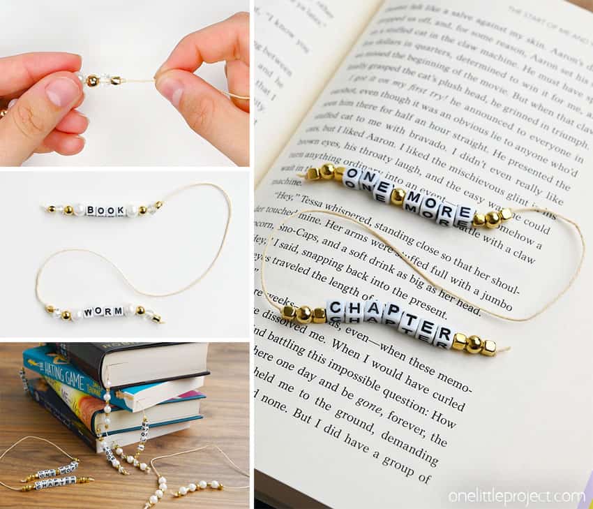 How to Make Beaded Bookmarks DIY beaded bookmarks