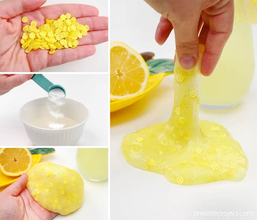 How to Make Lemonade Slime DIY lemonade slime recipe