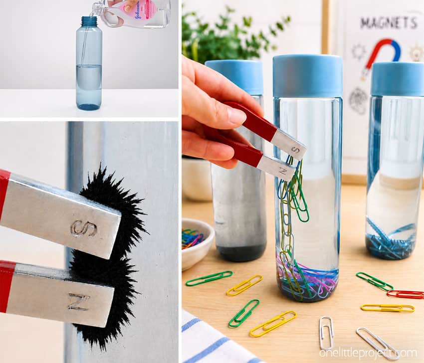 How to Make Magnetic Sensory Bottles DIY magnetic sensory bottles