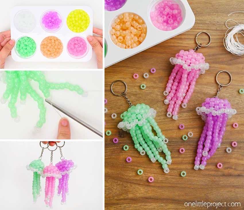 How to Make Pony Bead Jellyfish DIY pony bead jellyfish