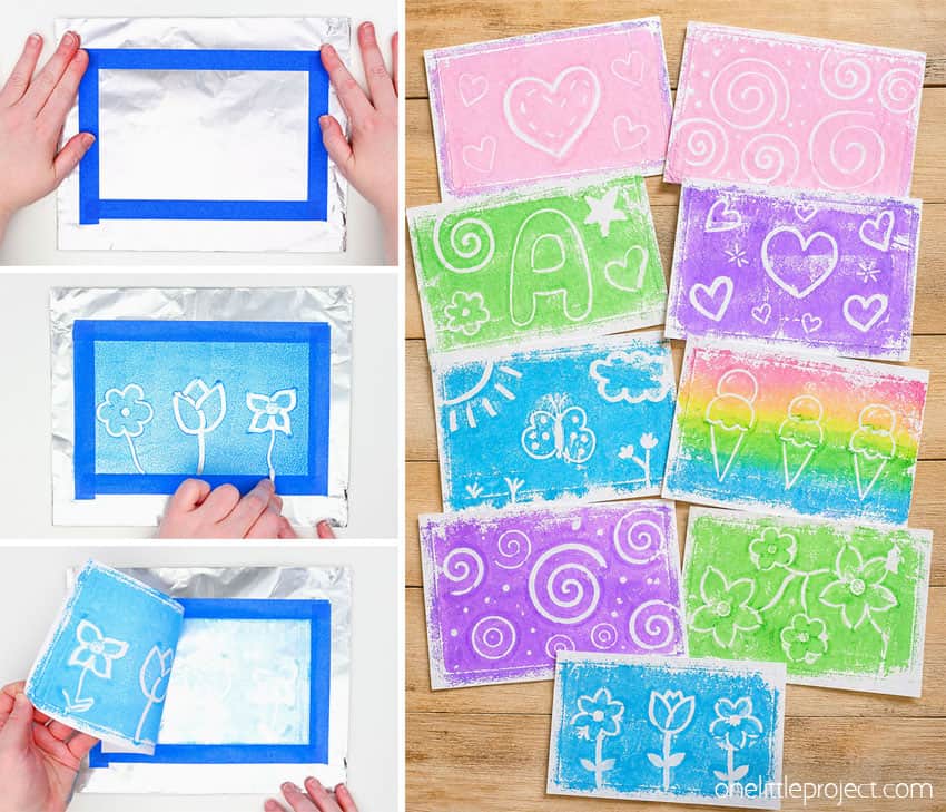 How to Do Monoprinting for Kids DIY monoprinting for kids