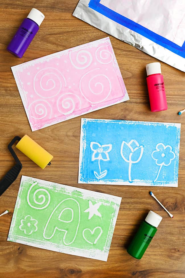 Monoprint Art Cute monoprint art made with a simple technique