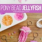 Making a pony bead jellyfish