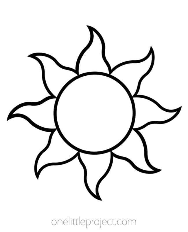 Sun Shape Warm sun shape