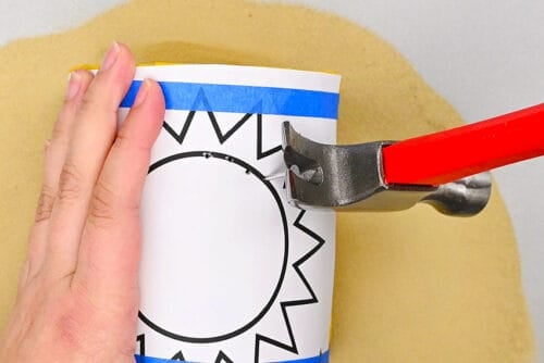 Tin can lanterns