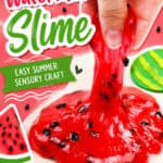 Cute and fun squishy watermelon slime
