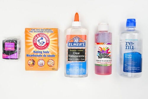 Watermelon Slime Supplies