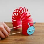 3D Paper Caterpillar Craft