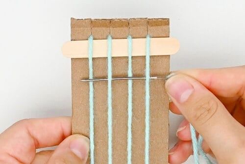 Cardboard Weaving Loom