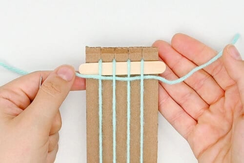 Cardboard Weaving Loom