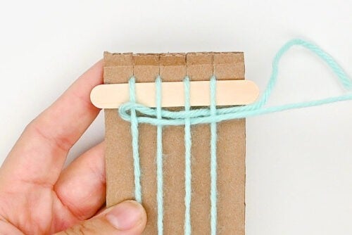 Cardboard Weaving Loom