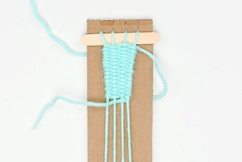 Cardboard Weaving Loom