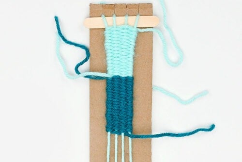 Cardboard Weaving Loom