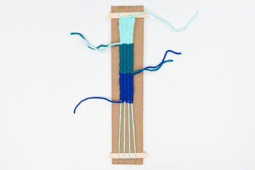 Cardboard Weaving Loom