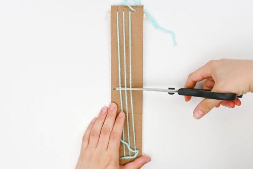 Cardboard Weaving Loom