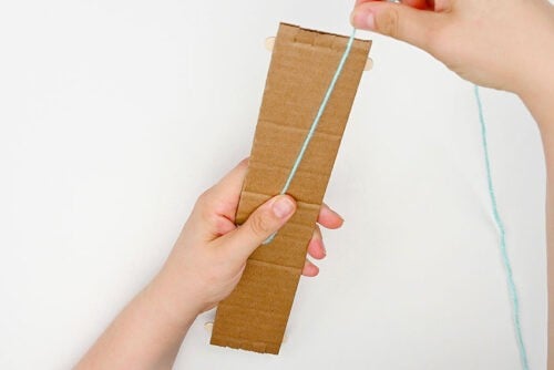 Cardboard Weaving Loom