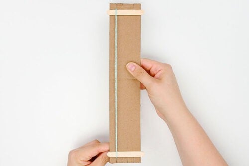 Cardboard Weaving Loom