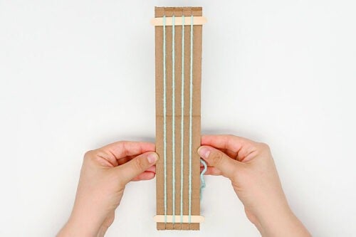 Cardboard Weaving Loom