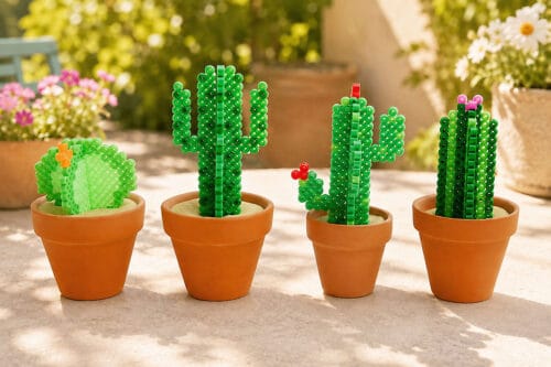 Perler Bead Cactus