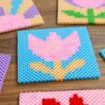 DIY Perler Bead Coasters