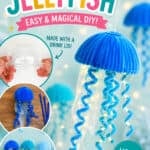 Glowing jellyfish lamp