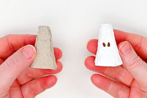Egg Carton Apple Craft