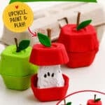 Back to school apple craft