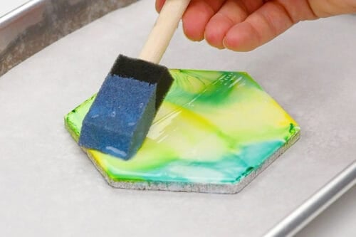 Fire Art Tile Coasters