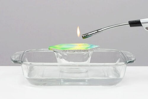 Fire Art Tile Coasters