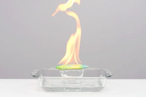 Fire Art Tile Coasters