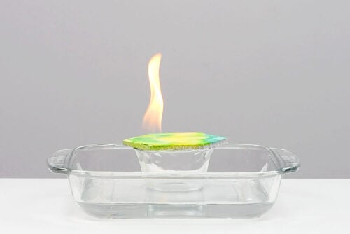 Fire Art Tile Coasters