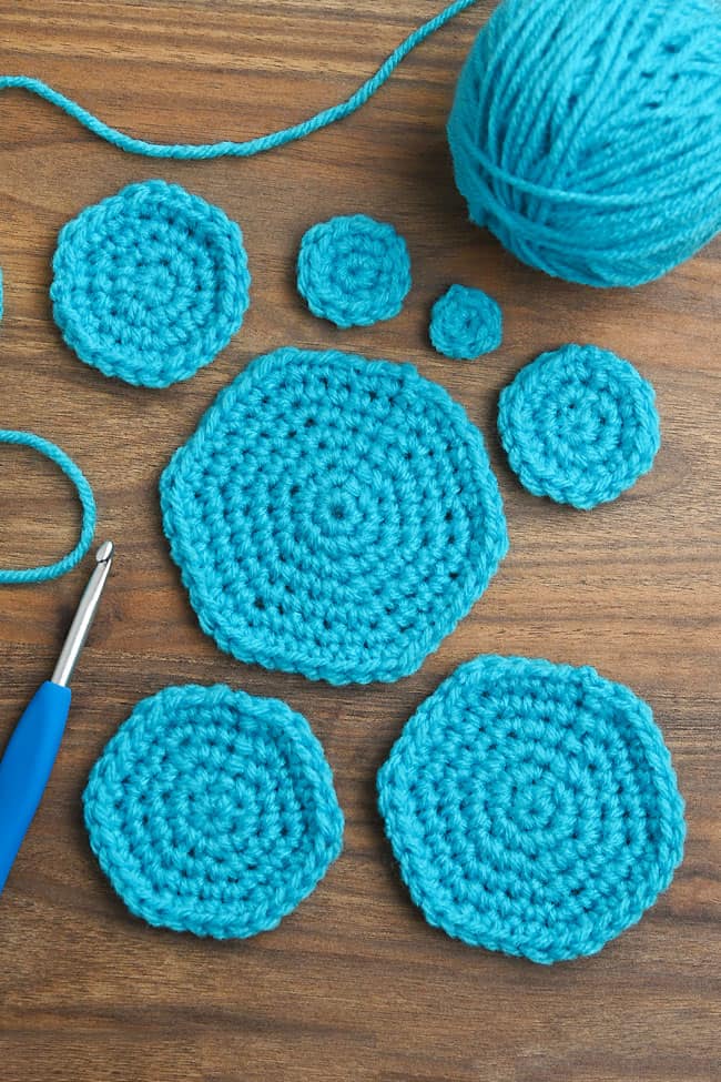 Easy increase crochet circle pattern